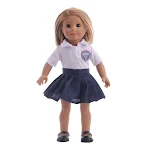 Conjunto Uniforme Escolar e Acessórios para Boneca American Girl – Prepare sua boneca para a escola com estilo e diversão — foto 4
