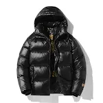 New Black Gold Plus-sized Fashion Warm Padded Jacket Men Stylish Winter Coat for Plus Sizes Maximum Comfort and Cold Pro — photo 4