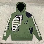 Moletom casual solto de manga longa com estampa 3D. Conforto e estilo para o dia a dia. Perfeito para um visual descontraído e moderno. — foto 1