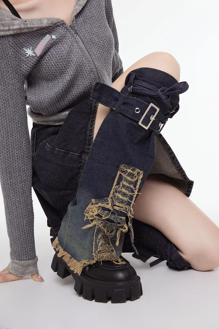 Title 1, Design Sense American Retro Mid-calf Length Den...