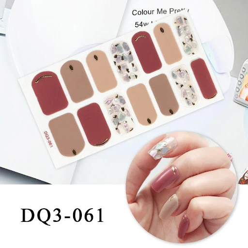 Title 20, Nail Art Color Nail Stickers Simple Fashion. Ea...