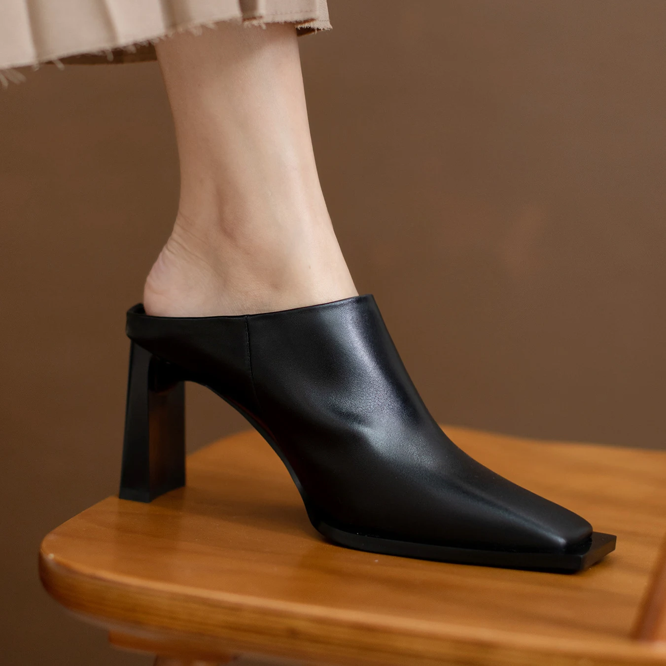 Title 5, Scarpe da donna estive con tacco alto spesso e ...