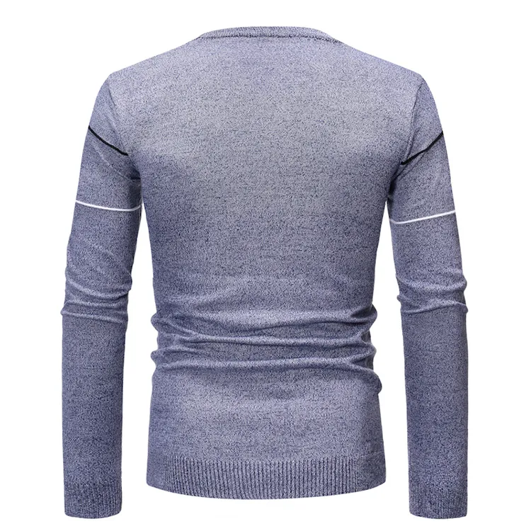 Round neck casual pullover sweater sweater — photo 2