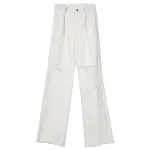 High Waist Slimming Hole Loose Harem Pants. Stylish and comfortable, perfect for everyday wear and a flattering silhouet — photo 4