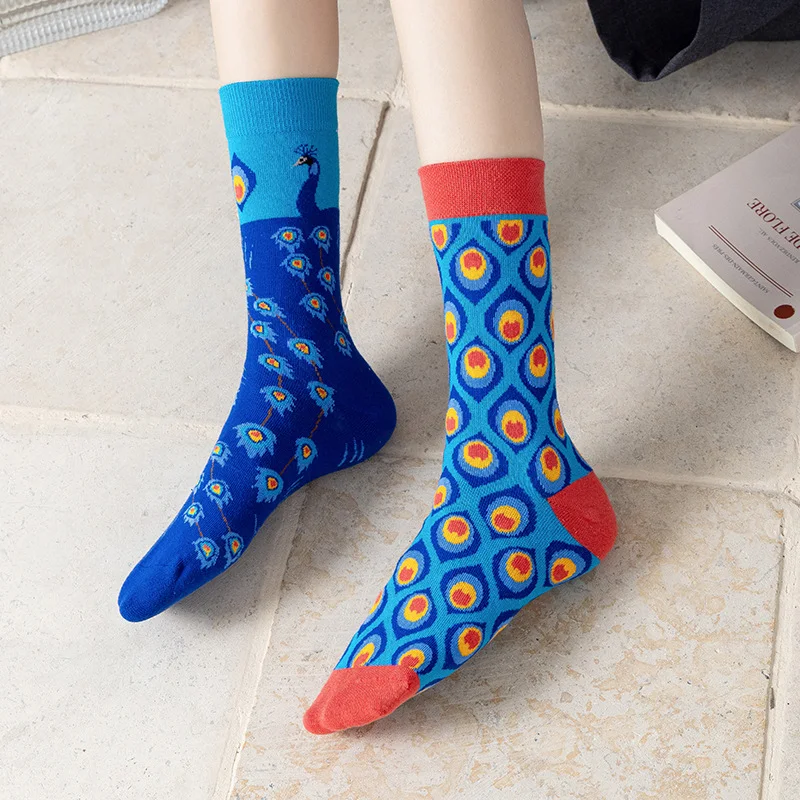 Title 18, Creative Cartoon Long Tube Cotton Socks